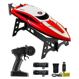 Force1 Velocity Fast RC Speed Boat with Underwater Driving Feature:_Red