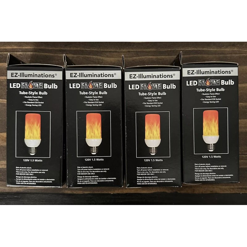 EZ Illuminations 4 - EZ Illuminations LED Flame Bulbs Edison