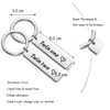 Gzrlyf Twins Keychain Set - One and Two Keychain for