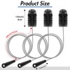 Gulfmew 3 Pcs Condensate Trap Flexible Drain Brush, 48 Inch