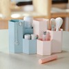 AhfuLife Creative Multifunction Hexagon Makeup Brush Vase Brush Pot Pen