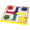 AMEROUS 12 inches Wooden Ludo Board Game - Snakes and
