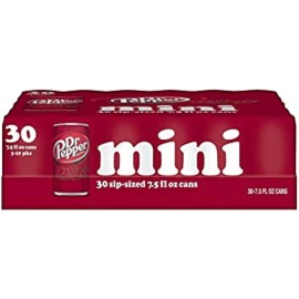 Dr. Pepper Mini Cans (7.5 Fluid Ounce, 30 Pack)