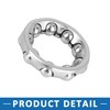 A ABSOPRO 29.5mm Crank Bearings Wheel Bicycle Bearing Retainer Set