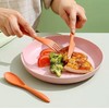 3in1 Portable Travel Cutlery Set with Case - Reusable Utensil