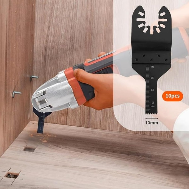 10 Pack Multi Tool Blade90x10mmOscillating Saw Blades Wood Cutting Saw