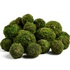 Usmola 18pcs Fake Moss Balls, 6pcs 3.2" Faux Green Balls