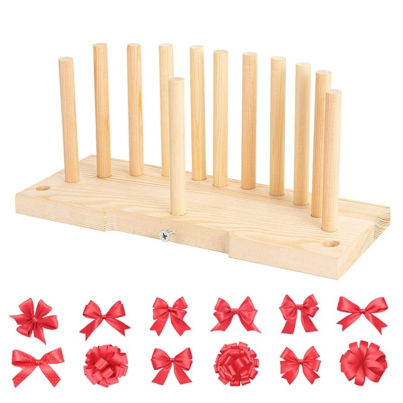 Bow Maker Wooden Wreath Bow Maker Tool Durable Portable Bow