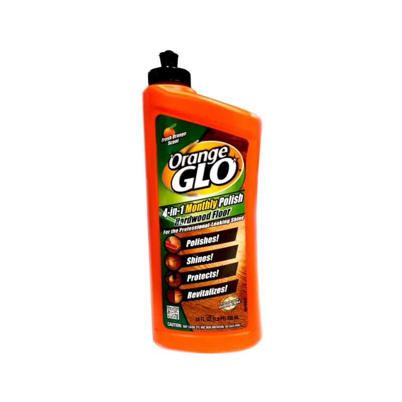 Orange Glo Hardwood Floor 4-in-1 Monthly Polish, 24 Oz (Pack