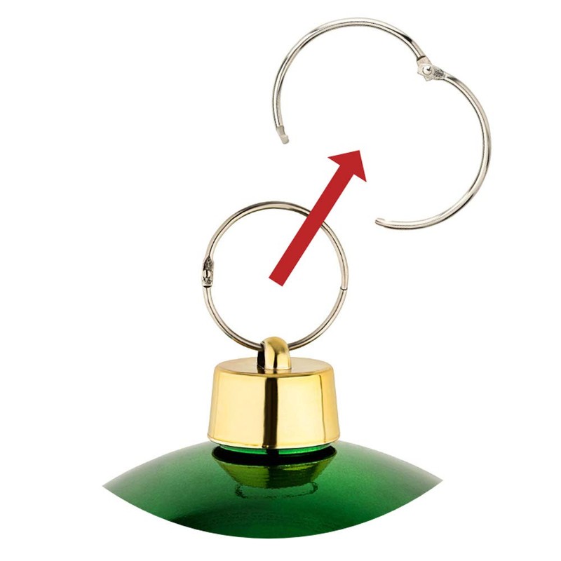 Your castle Large Christmas Baubles Gold Shiny 25 cm Diameter