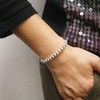 Pulsera y collar de plata de ley 925 italiana hecha