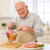 HIC Kitchen Roasting Wire Spiral Ham Roasting Rack, Chrome-Plated Steel,