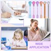 6 Diamond Pens with Crystal Top, Bulk with Black Ink