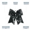 Augusta Sportswear Sequin Cheer Hair Bow Black OS