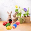 6 Pack Wooden Shake Egg Easter Egg Percussion Instrument Interesting