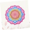 Alipis Elegant Fringed Round Beach Towel Polyester Shawls Yoga Mats