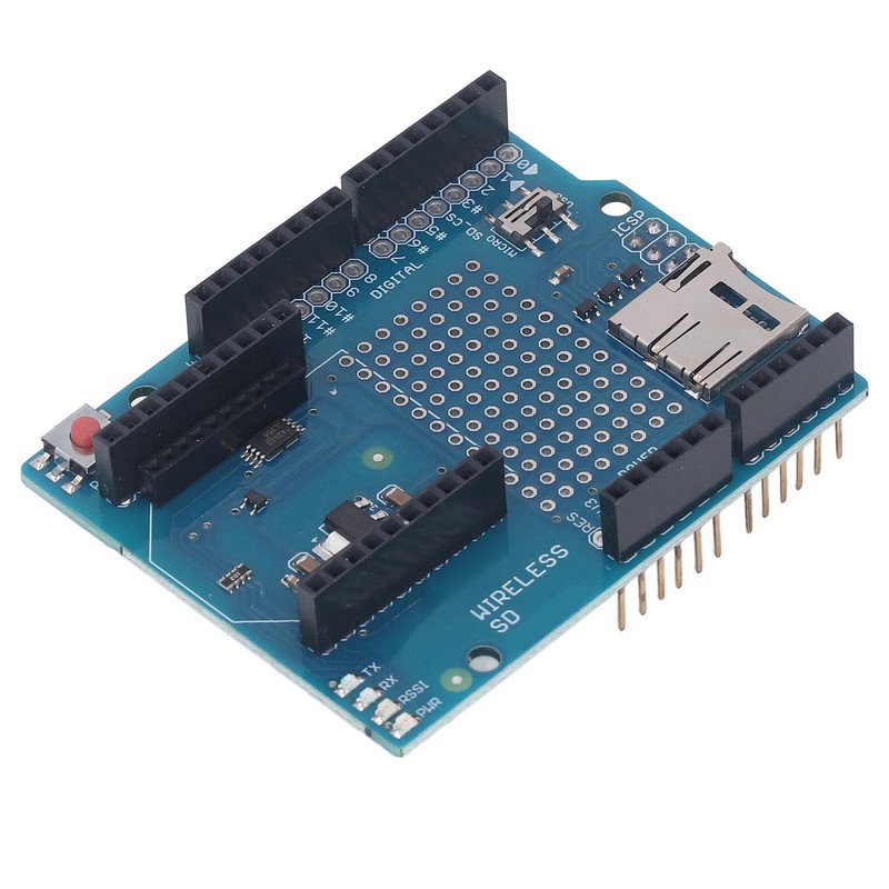 Prototype Screw Shield Wireless On Board Storage Card Slot Terminal