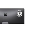 R2-D2 Vinyl Decal Stickers, 3" Tall, 2 Pack Set, for