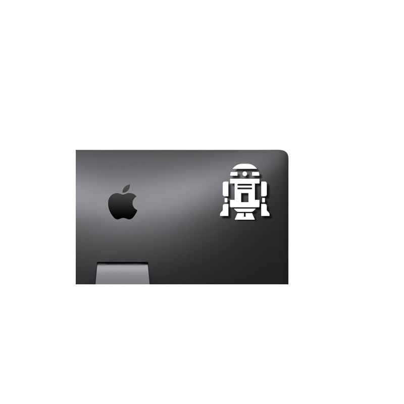 R2-D2 Vinyl Decal Stickers, 3" Tall, 2 Pack Set, for
