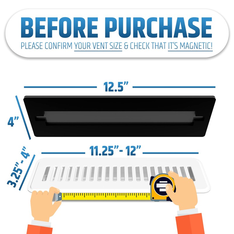 Powerful Magnetic Vent Covers (3-Pack) That Will Never Fall Off