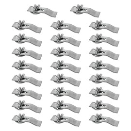 20 PCS Undermount Sink Brackets, Undermount Sink Clips Kitchen Sink Fixing Clips Sink Mounting Kit Manganese Steel Sink Bracket and Supports