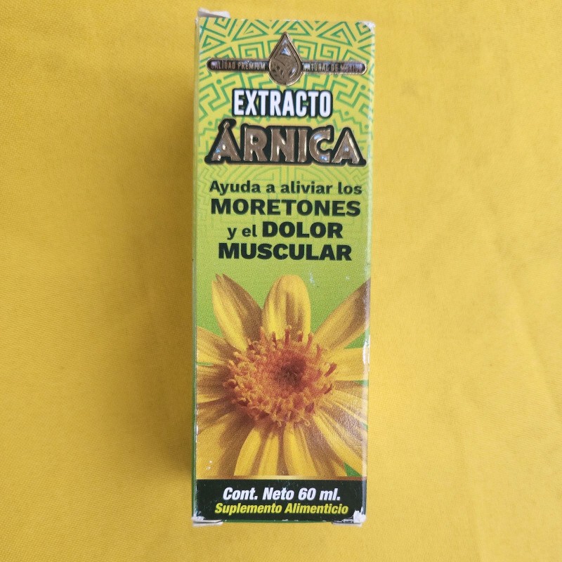 natural de mexico Arnica Extract 60ml Arnica Extracto Liquido gotas