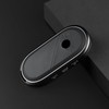 KUNGKIC Aluminum Alloy Leather Protector Smart Key Case Keychain for