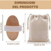 Voarge Dry Brush, Body Brush, Exfoliating Brush, Bristle Bath Brush,