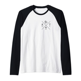 Bonsai Tree Punk Tattoo Style Raglan Baseball Tee