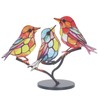 Alloy Metal Bird Series Home Decoration Stress Relief Base Removable