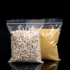 RFE Grip Seal Bags *CHOOSE YOUR SIZE AND QUANTIY*| Strong Resealable Zip Lock Bags | Clear Plastic Bags | Freezer Bags | Bags for Food Storage Jewellery (100, 2.25" x 3" - 57mm x 76mm)