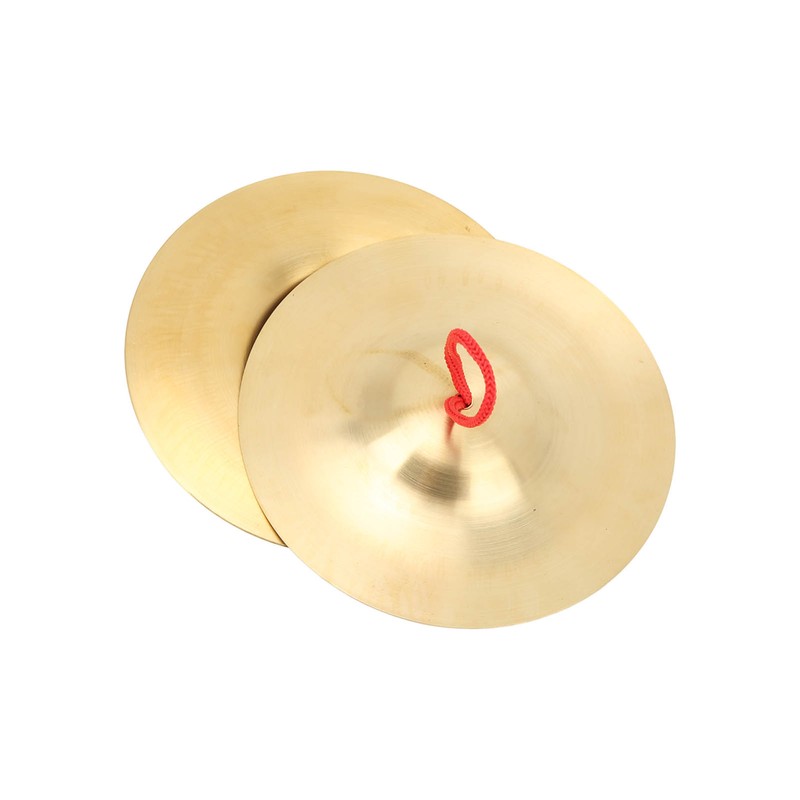 Crash Cymbal Brass Percussion Instrument Pair Teaching Tool Toy for