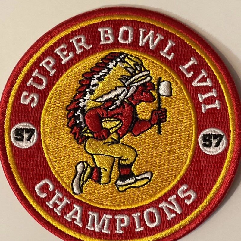 Kansas City Chiefs Super Bowl 57 embroidered iron on PATCH