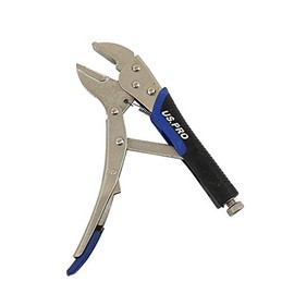 US PRO Tools 10 Inch Straight Jaw Locking Pliers with Soft Grip Handles 2697