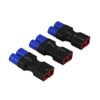 OliYin 3pcs Male EC3 Losi to Female Deans T-Plug Style
