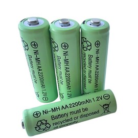 Zsolarigt 10 Packs AA Rechargeable Batteries NIMH 1.2V 2200mAh, Double A High Capacity Battery for Smart Home Devices, Key Board, Mouse,Pre-Charged