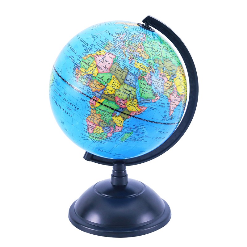 Exerz Educational World Globe 20cm Swivel Rotating Desk Top Globe