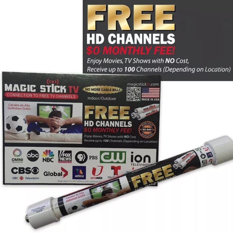 Magic Stick TV TV Antenna HDTV HD Digital Channels w/