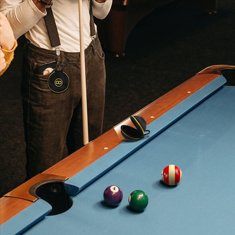 PolyMath Billiard Cue Ball,Cue Ball Bag, Standard Table Practice Training