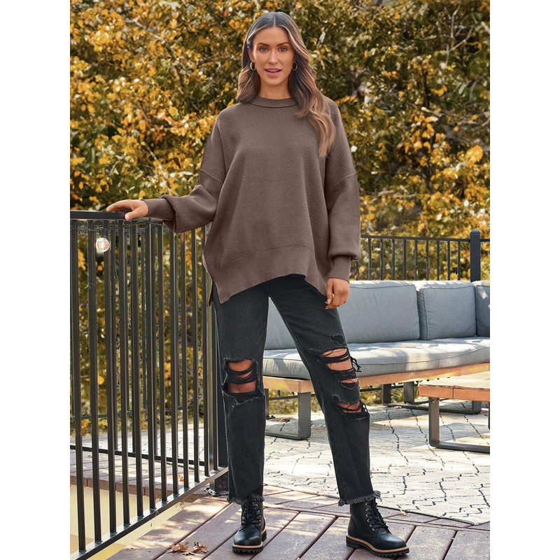LILLUSORY Oversized Sweaters for Women 2025 Fall Fashion Outfits Trendy