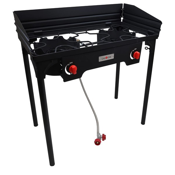 Gas One Propane Double Burner Two Burner Camp Stove with