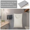 Wovnet 2 Pcs Large Hanging Laundry Hamper Bag 28 x