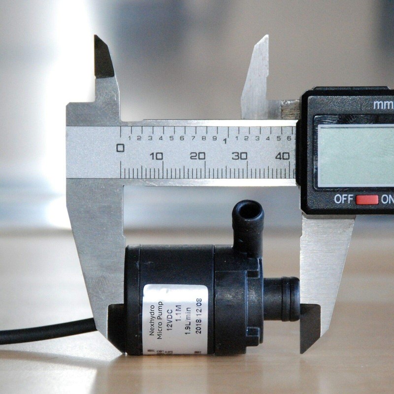 Brushless 12V Mini Water Pump 6-15V DC, 0.5-4W, Silent Ceramic