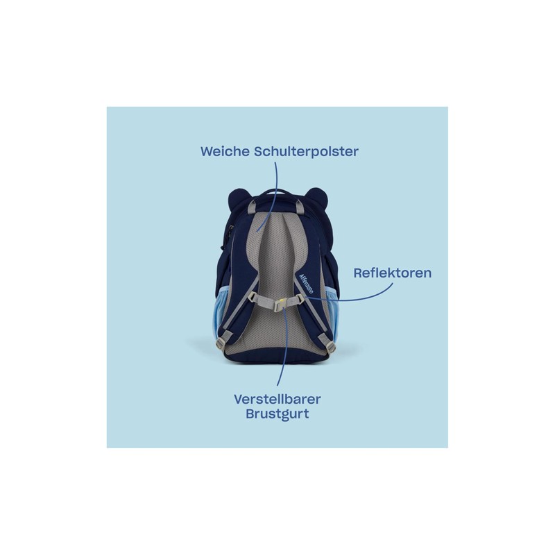 Affenzahn Big Friend Nursery Backpack for 3-5 Years Nursery, Functional