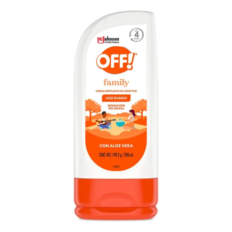 Repelente de Mosquitos en Crema OFF Family 2 Unidades de