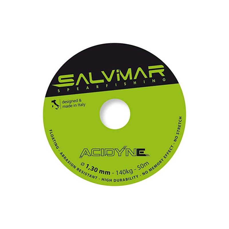SALVIMAR Acidyne, Unisex Adult, Acid Green, 50mt - 1.5mm