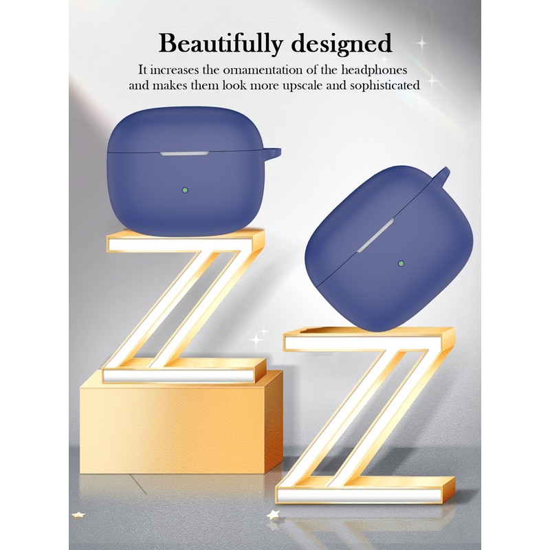 Case for Bowers & Wilkins Pi8 Wireless Earbuds,Soft Protective,Shockproof, BOVUGAC