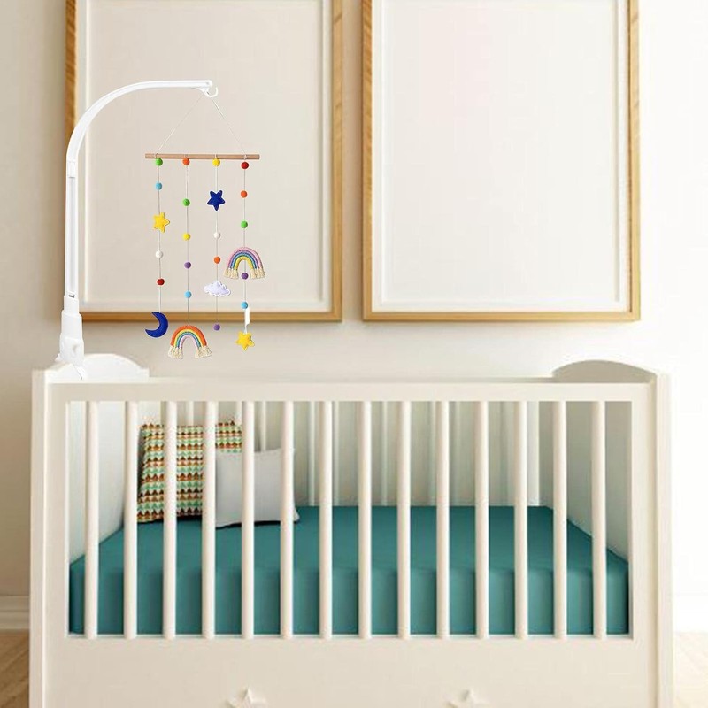 Mobile holder, mobile holder, changing table, playpen or baby bed,