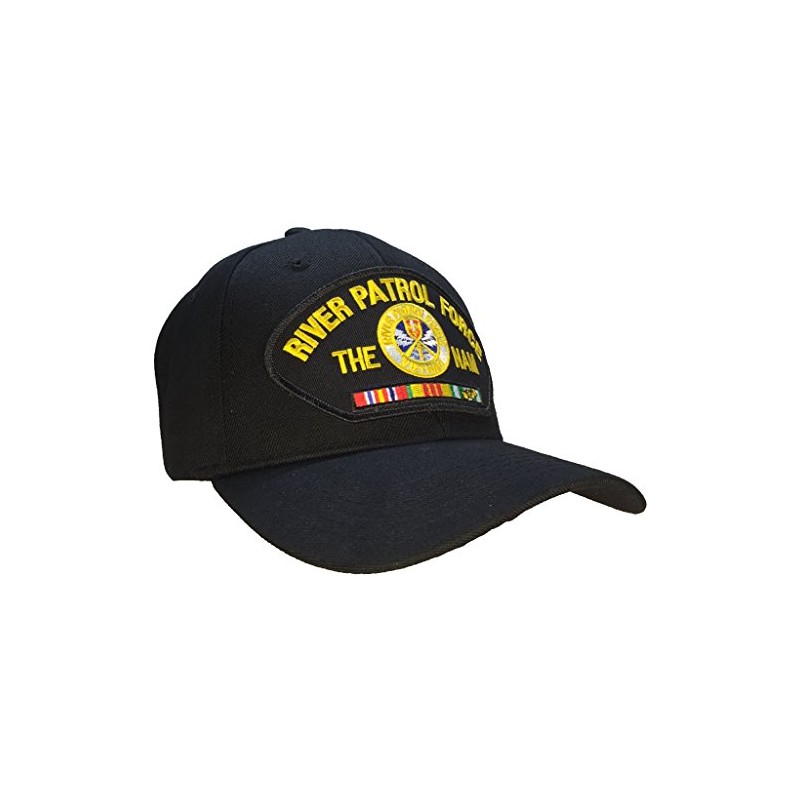 River Patrol Force Vietnam War Hat Black Ball Cap