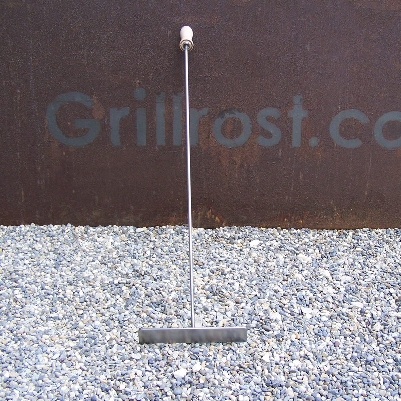 Grillrost.com Das Original Fire Slider Ash Scraper Stainless Steel for